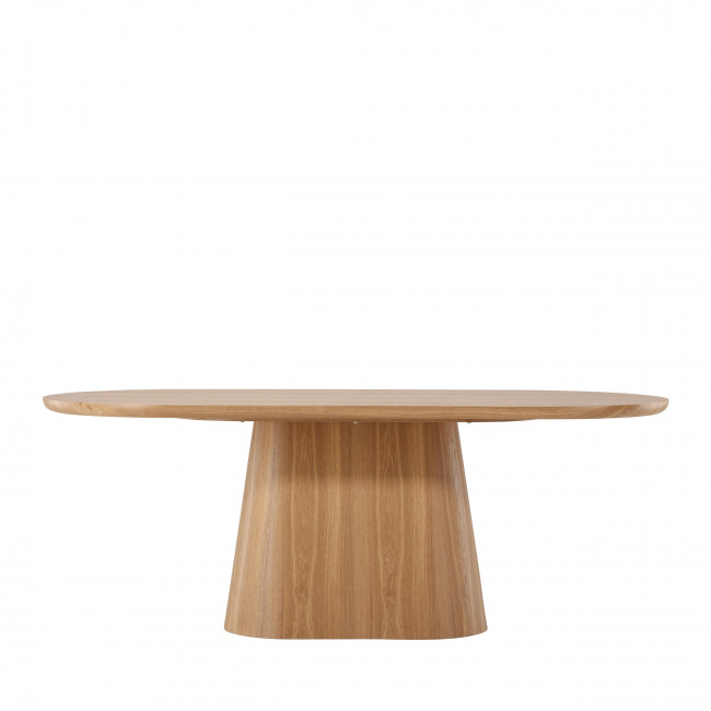 Stjarno - Table à manger 8 personnes ovale en bois