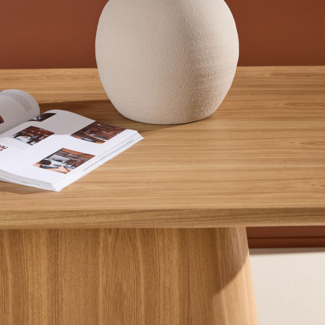 Stjarno - Table à manger 8 personnes ovale en bois