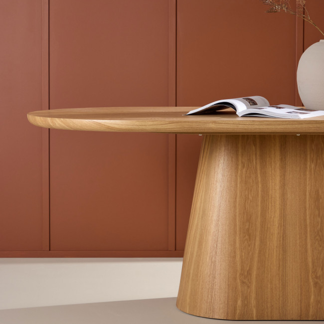 Stjarno - Table à manger 8 personnes ovale en bois