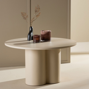 Olivia - Table basse ronde en bois ø80cm