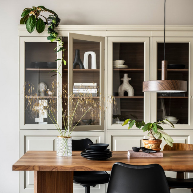 Chow  - Vaisselier 4 portes en bois