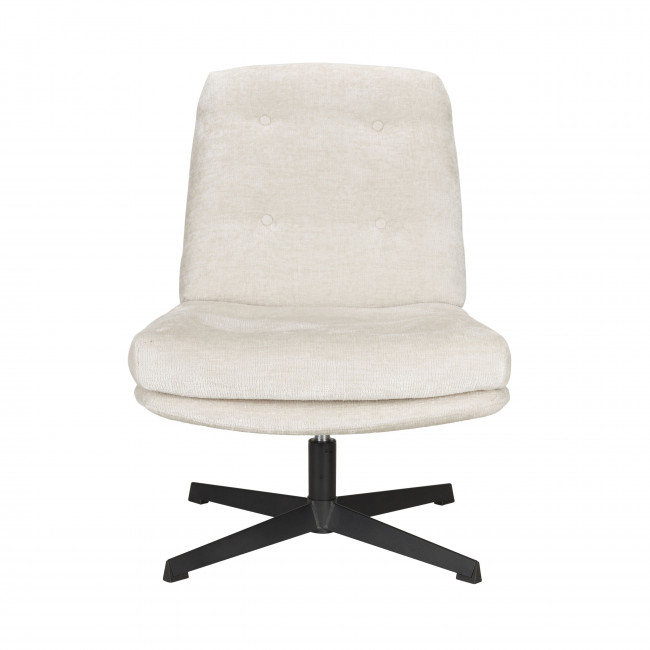 Kal - Fauteuil en velours et métal