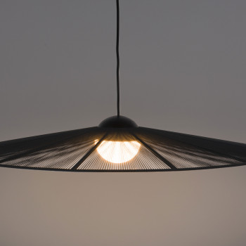 Belle L - Suspension ronde en métal ø80cm