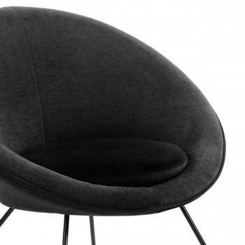 Garbo - Fauteuil en velours