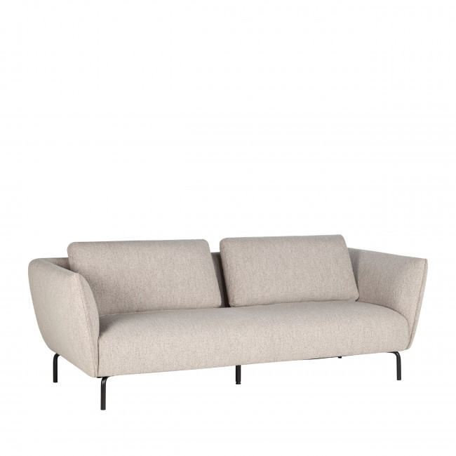 Melrose - Canapé 3 places en tissu bouclette