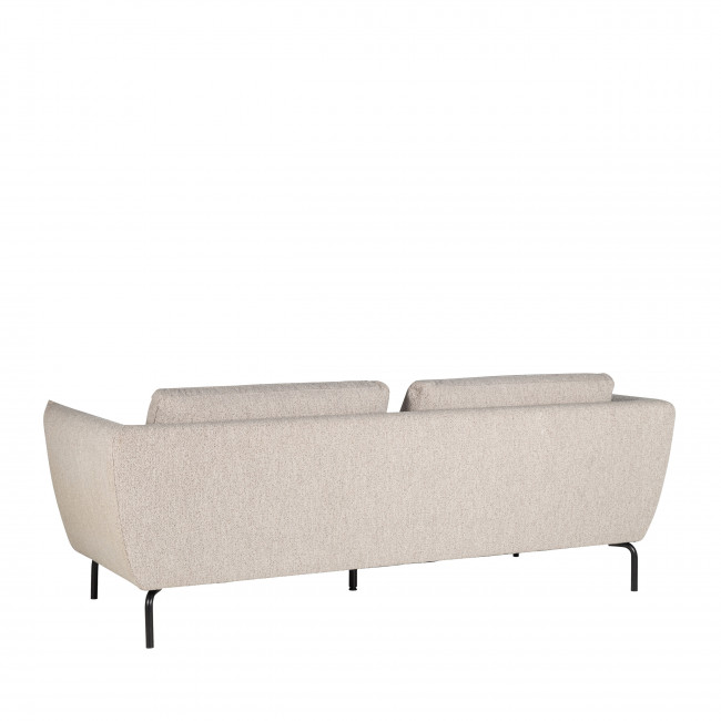 Melrose - Canapé 3 places en tissu bouclette