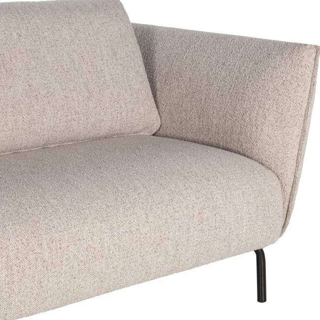 Melrose - Canapé 3 places en tissu bouclette