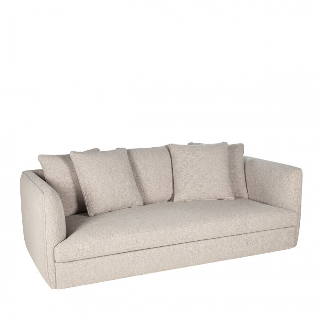Clayton - Canapé 3 places en tissu bouclette