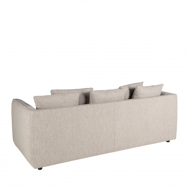 Clayton - Canapé 3 places en tissu bouclette