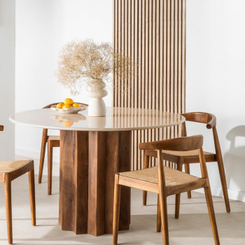 Acoustic - Lot de 2 panneaux en tasseaux de bois