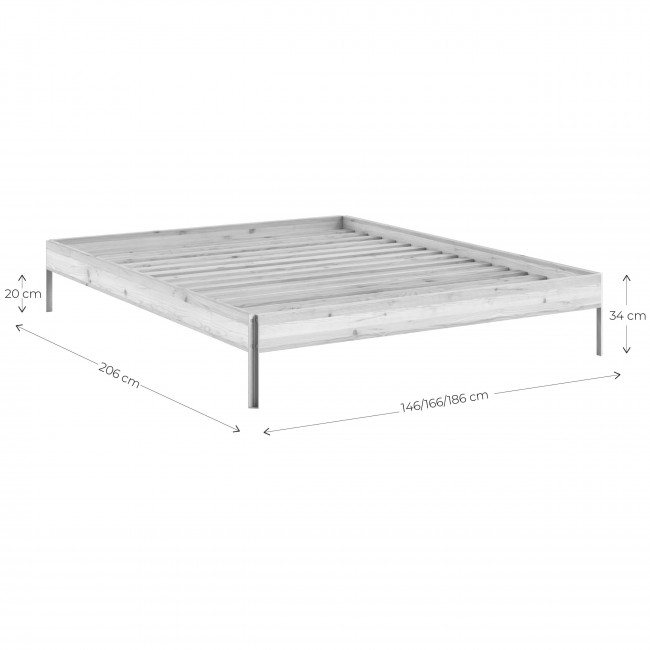 Core - Lit en bois 180x200cm