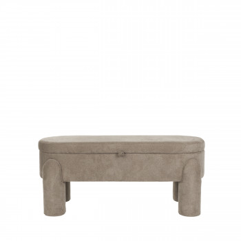 Orly - Banc coffre en tissu L113cm