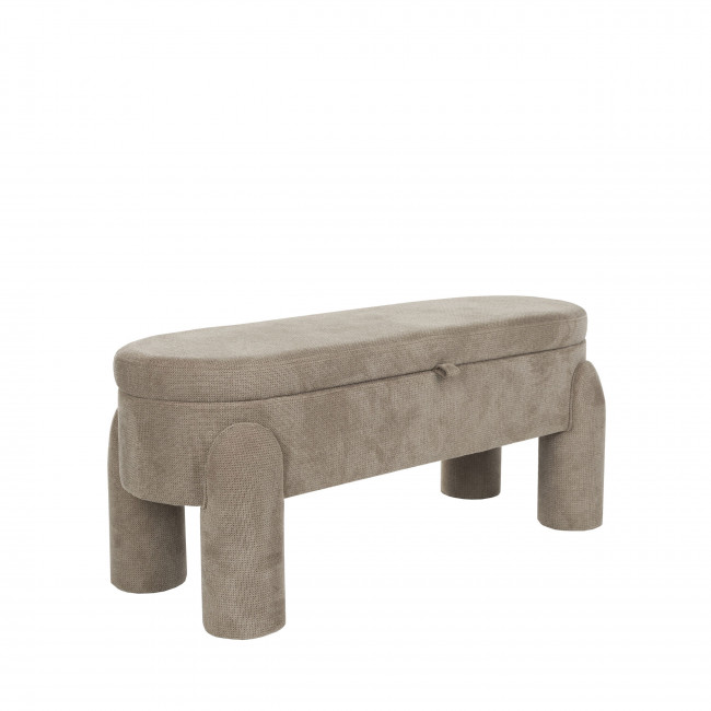 Orly - Banc coffre en tissu L113cm