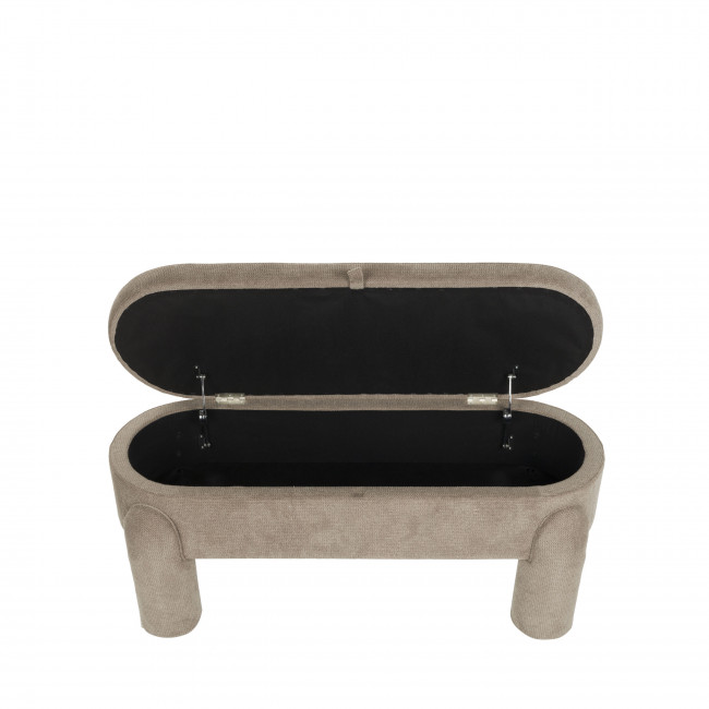 Orly - Banc coffre en tissu L113cm