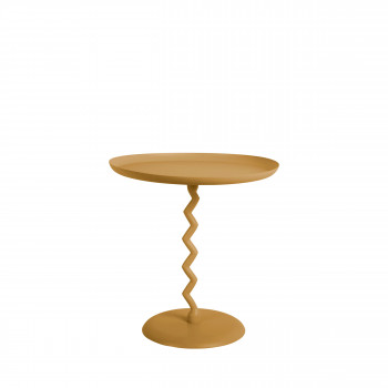 Zigzag - Table d'appoint ronde en métal ø40cm