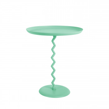 Zigzag - Table d'appoint ronde en métal ø44cm