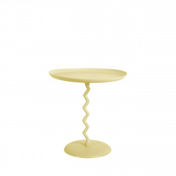 Zigzag - Table d'appoint ronde en métal ø40cm