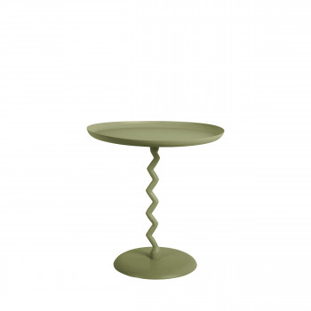Zigzag - Table d'appoint ronde en métal ø40cm