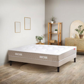 Clémaé 2 - Matelas à ressorts et latex, accueil équilibré