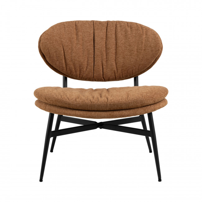Nubo - Fauteuil lounge en tissu et métal