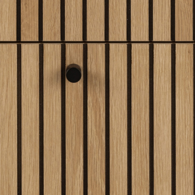 Storo - Commode 3 tiroirs en bois L80,6cm 