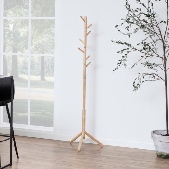 Hooky - Porte-manteaux en bois H176cm