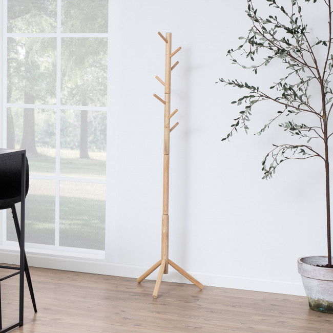 Hooky - Porte-manteaux en bois H176cm