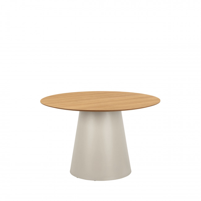 Parides - Table à manger 4 personnes ronde en bois