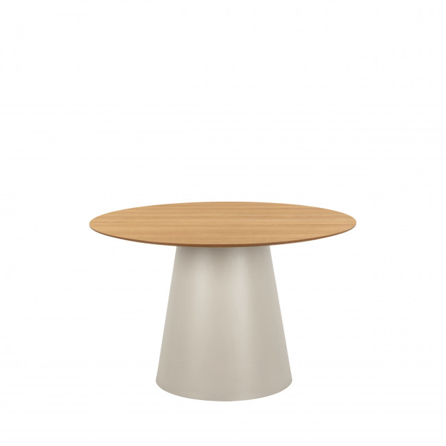 Parides - Table à manger 4 personnes ronde en bois