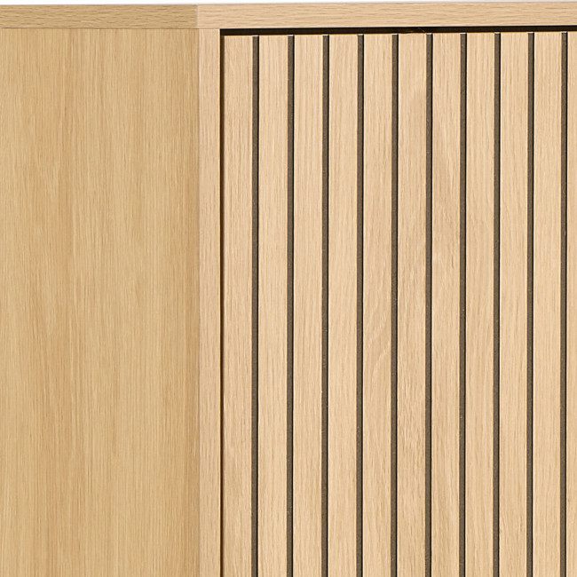 Storo - Meuble à chaussures 3 portes en bois et métal L71,6cm