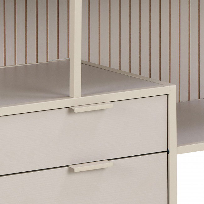 Hexa - Étagère 2 tiroirs en métal L114cm