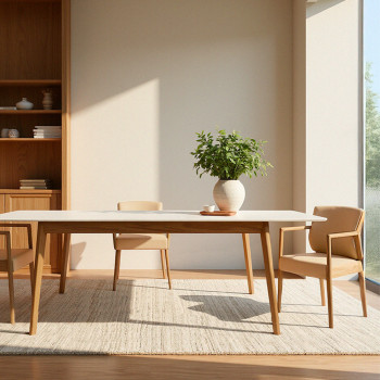 Table à manger extensible 180-230x80cm Skoll