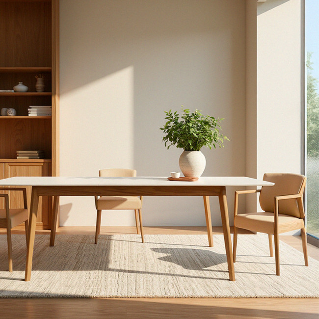 Table à manger extensible 180-230x80cm Skoll