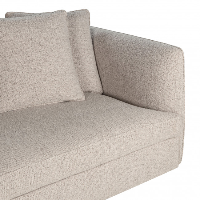 Clayton - Canapé 3 places en tissu bouclette