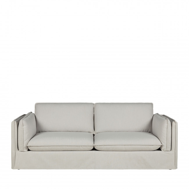 Carlin - Canapé 3 places entièrement déhoussable en tissu