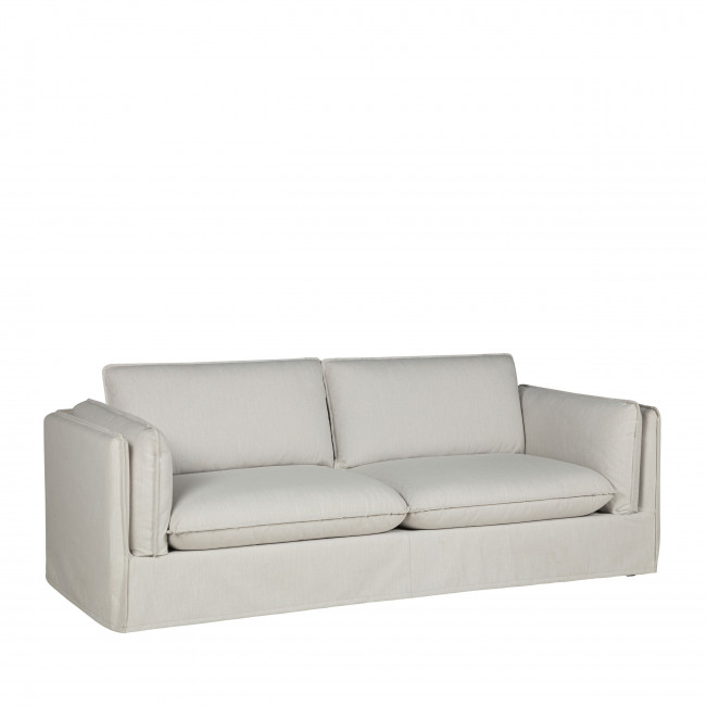 Carlin - Canapé 3 places entièrement déhoussable en tissu