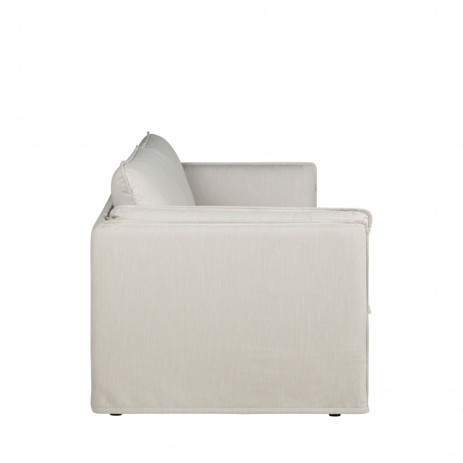 Carlin - Canapé 3 places entièrement déhoussable en tissu