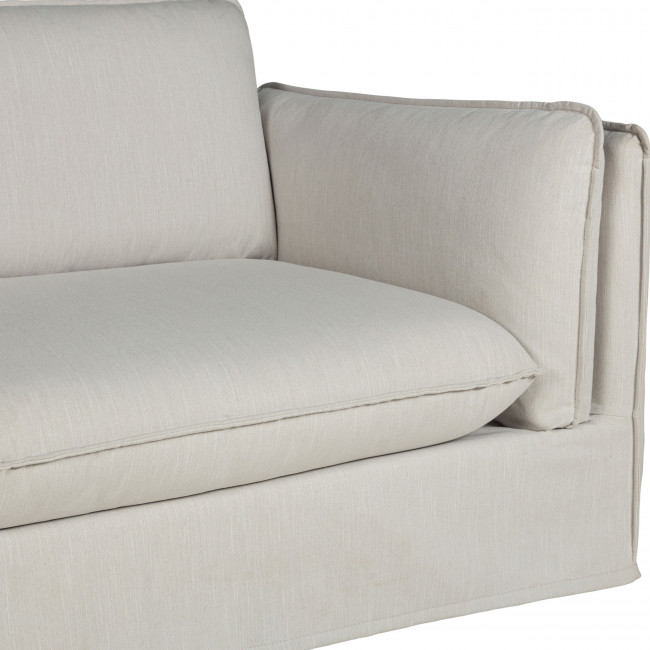 Carlin - Canapé 3 places entièrement déhoussable en tissu