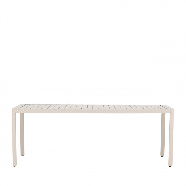 Giardini - Table à manger de jardin 8 personnes en aluminium