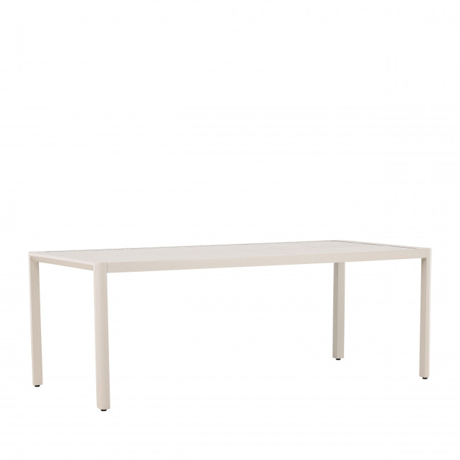 Giardini - Table à manger de jardin 8 personnes en aluminium