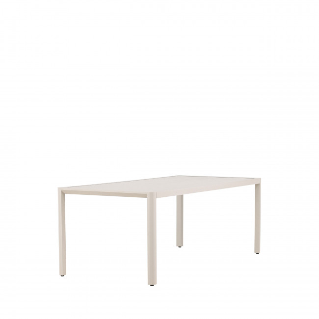 Giardini - Table à manger de jardin 8 personnes en aluminium