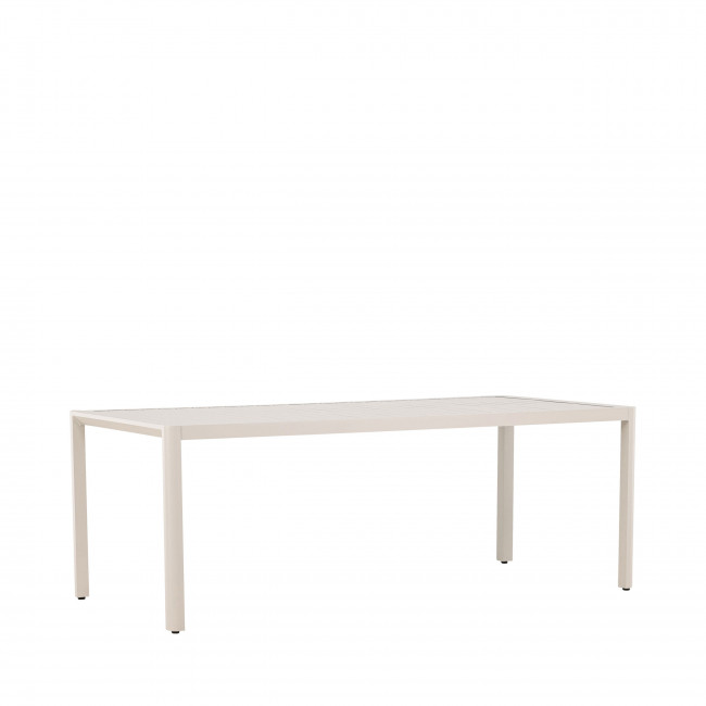 Giardini - Table à manger de jardin 8 personnes en aluminium