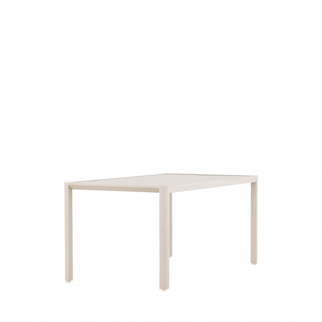 Giardini - Table à manger de jardin 4 personnes en aluminium