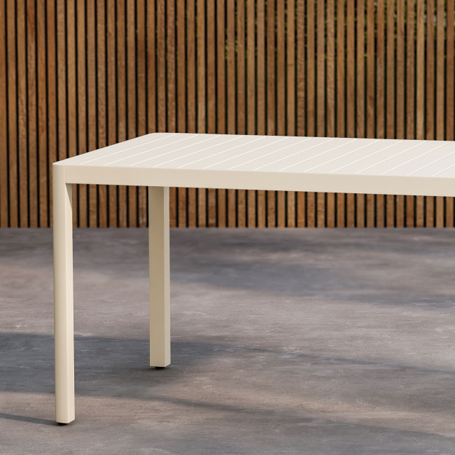 Giardini - Table à manger de jardin 4 personnes en aluminium