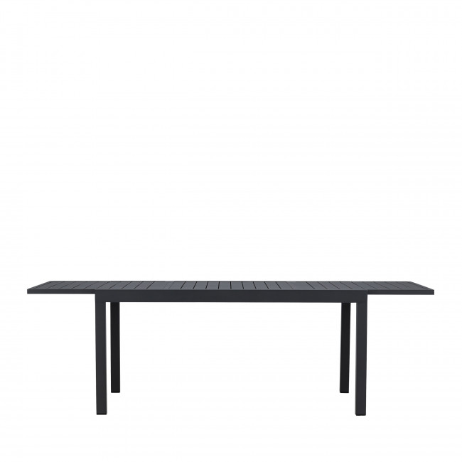 Capo - Table à manger de jardin extensible 10 personnes en aluminium