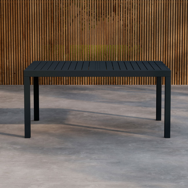 Capo - Table à manger de jardin extensible 10 personnes en aluminium