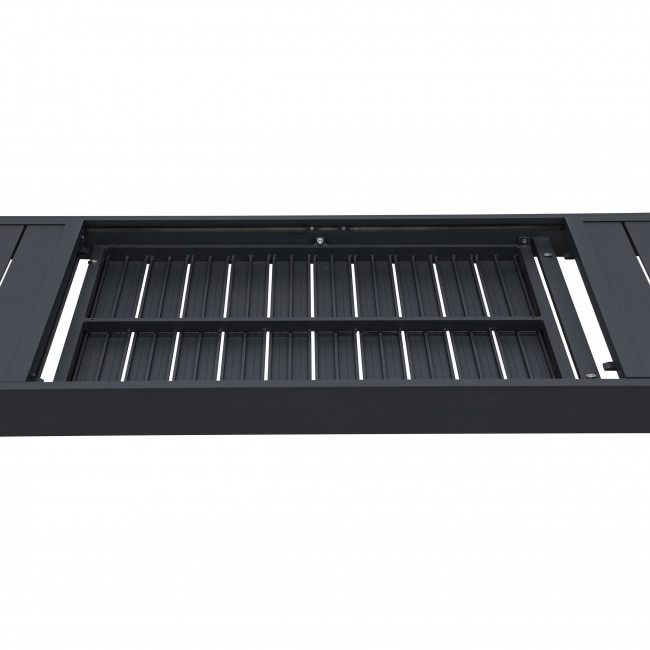 Capo - Table à manger de jardin extensible 10 personnes en aluminium