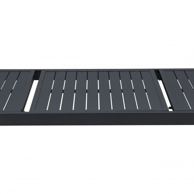 Capo - Table à manger de jardin extensible 10 personnes en aluminium