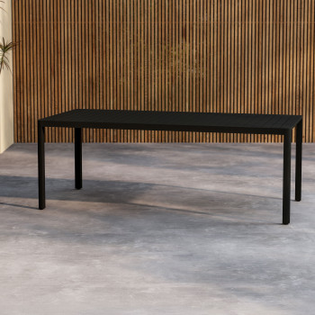 Giardini - Table à manger de jardin 8 personnes en aluminium