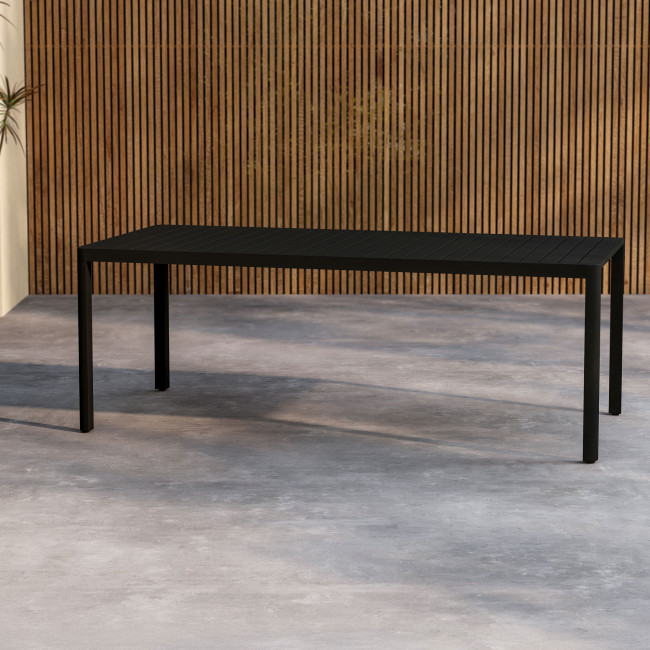 Giardini - Table à manger de jardin 8 personnes en aluminium